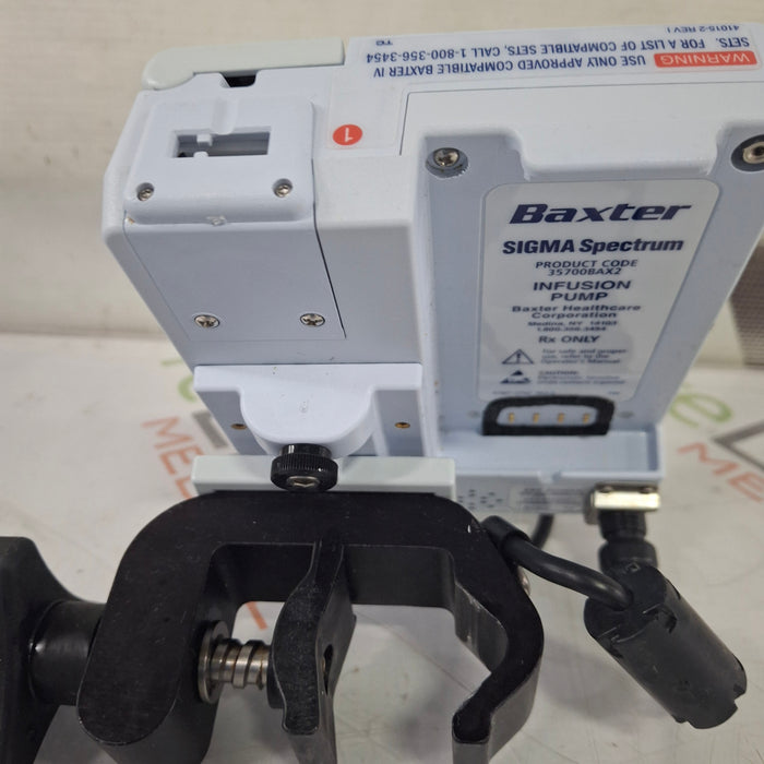Baxter Baxter Sigma Spectrum 8.01.00 w/o Battery Infusion Pump Infusion Pump reLink Medical