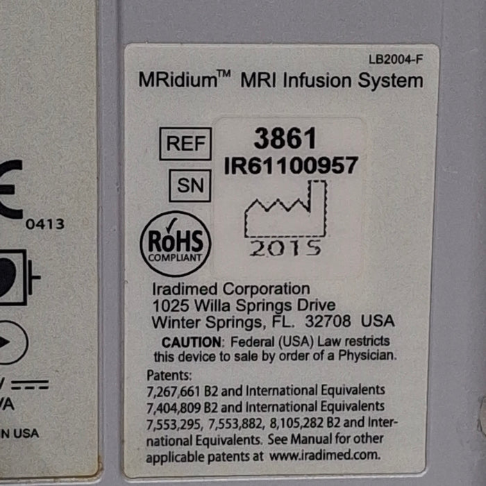 Iradimed MRidium 3860+ w/3861 MRI Infusion Pump