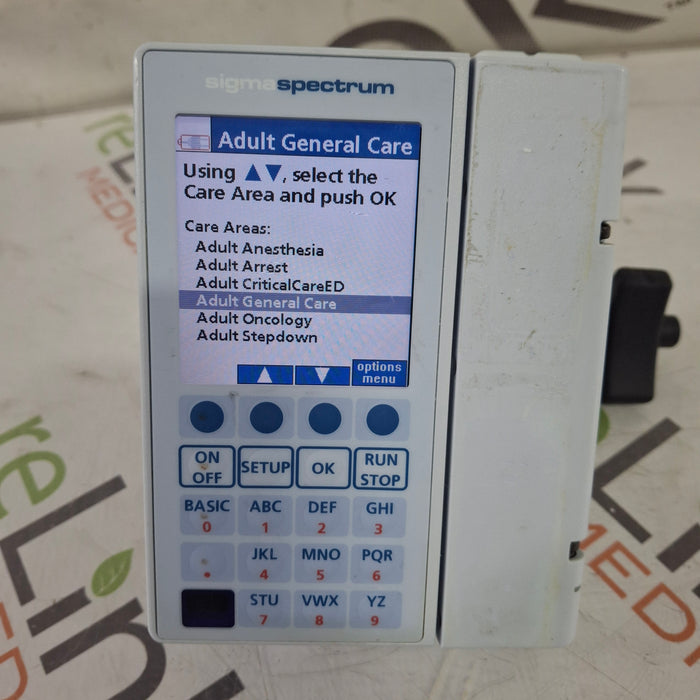 Baxter Sigma Spectrum 8.00.04 w/o Battery Infusion Pump