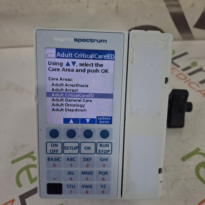 Baxter Baxter Sigma Spectrum 8.01.00 w/o Battery Infusion Pump Infusion Pump reLink Medical