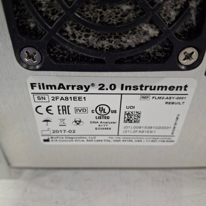 BioFire Diagnostics FilmArray 2.0 PCR System
