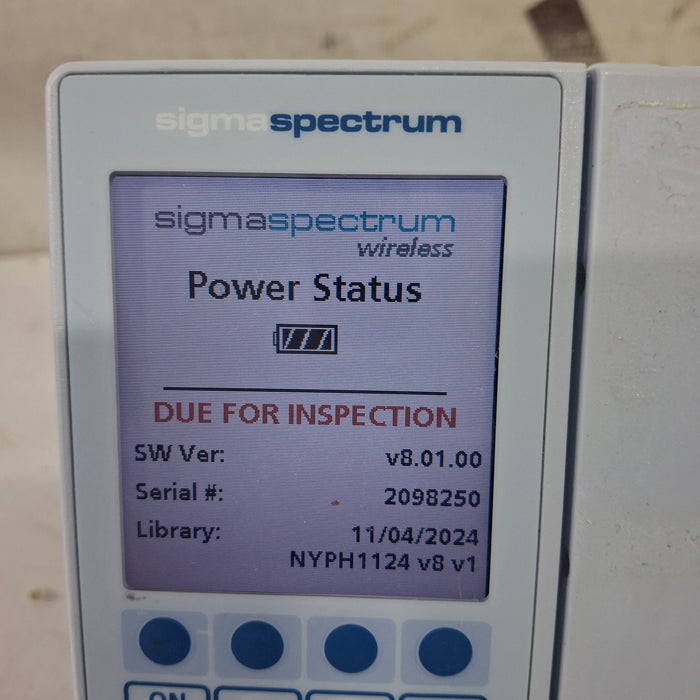 Baxter Baxter Sigma Spectrum 8.01.00 w/o Battery Infusion Pump Infusion Pump reLink Medical