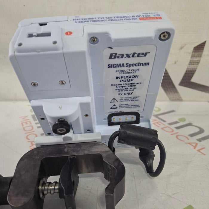 Baxter Baxter Sigma Spectrum 8.01.00 w/o Battery Infusion Pump Infusion Pump reLink Medical