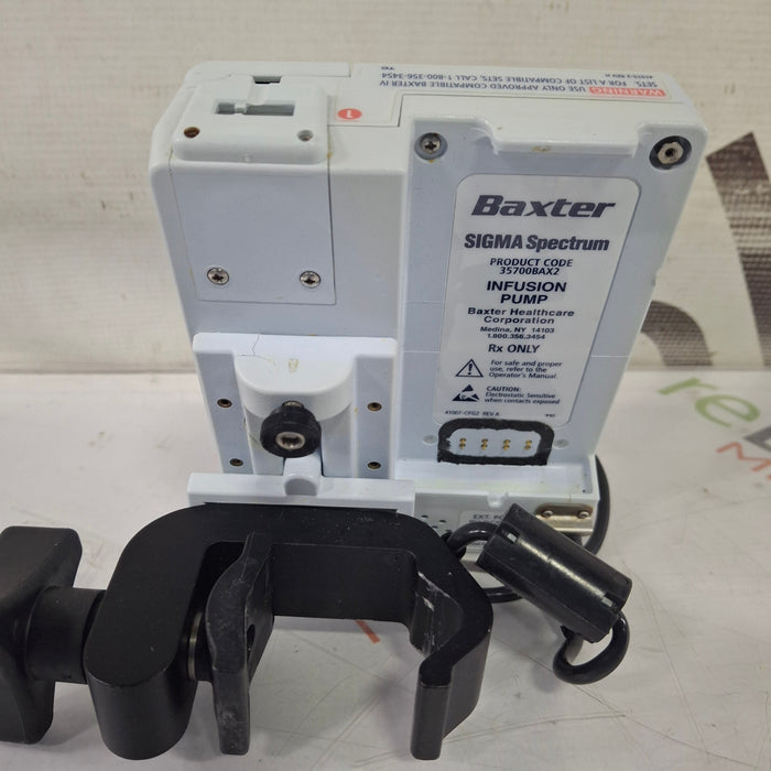 Baxter Baxter Sigma Spectrum 8.01.00 w/o Battery Infusion Pump Infusion Pump reLink Medical