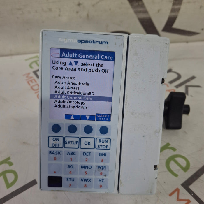 Baxter Sigma Spectrum 8.00.04 w/o Battery Infusion Pump