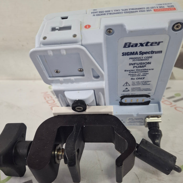 Baxter Sigma Spectrum 8.00.04 w/o Battery Infusion Pump