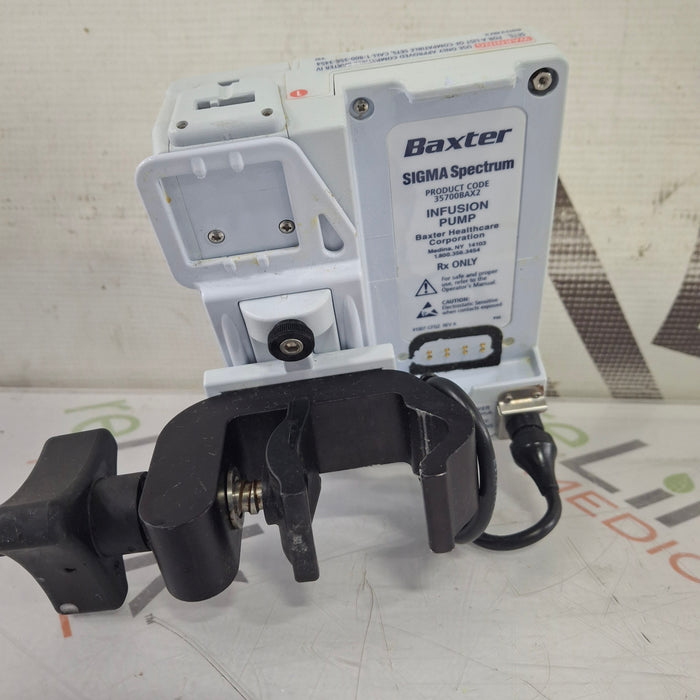 Baxter Baxter Sigma Spectrum 8.01.00 w/o Battery Infusion Pump Infusion Pump reLink Medical