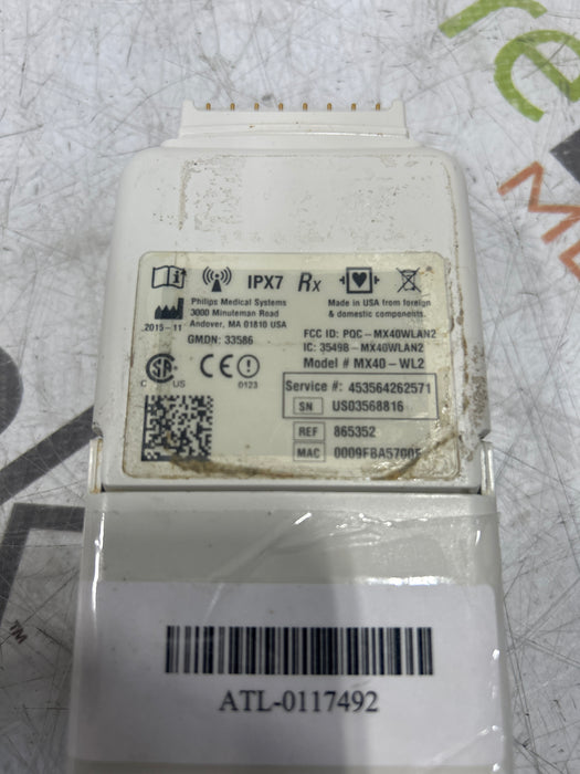 Philips Philips MX40 WLAN S01 865352 Telemetry Transmitter Patient Monitors reLink Medical