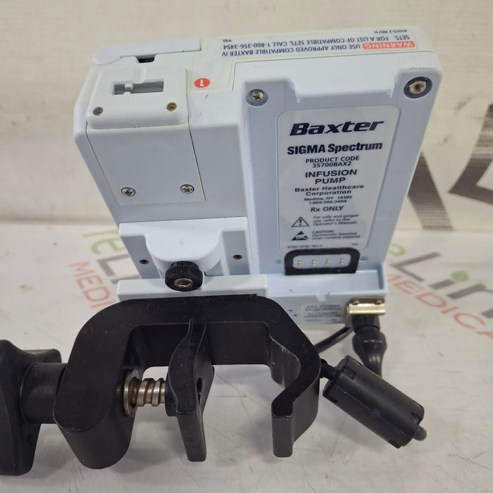 Baxter Baxter Sigma Spectrum 8.01.00 w/o Battery Infusion Pump Infusion Pump reLink Medical