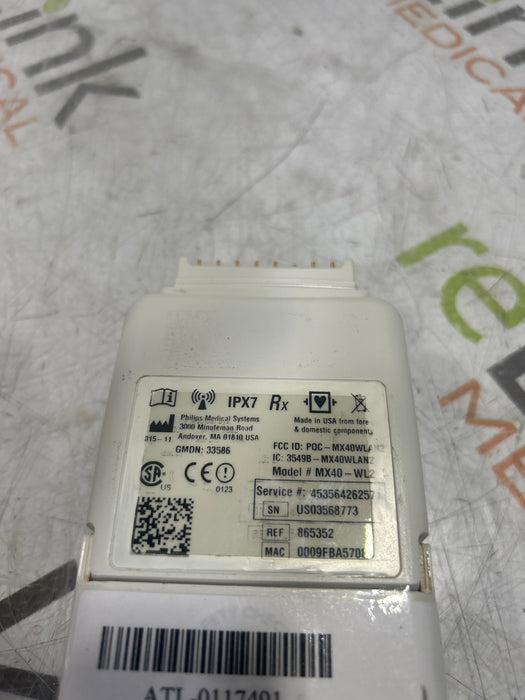 Philips Philips MX40 WLAN S01 865352 Telemetry Transmitter Patient Monitors reLink Medical