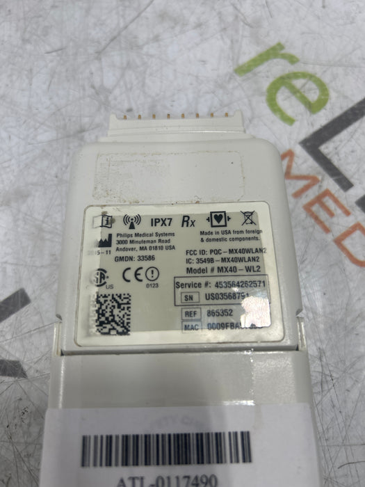 Philips Philips MX40 WLAN S01 865352 Telemetry Transmitter Patient Monitors reLink Medical