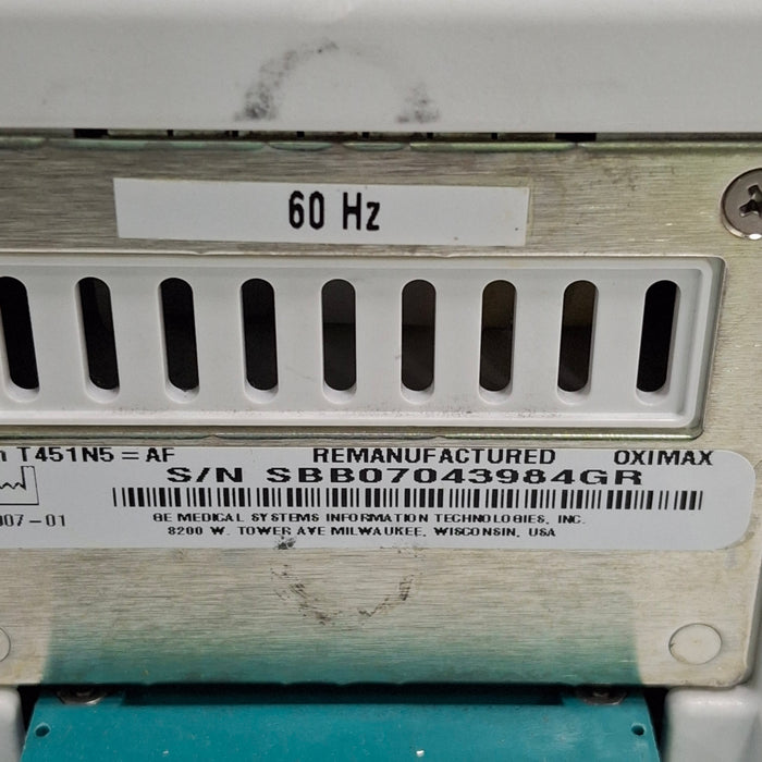 GE Healthcare GE Healthcare TRAM 451N Multiparameter Module - Nellcor SpO2 Patient Monitors reLink Medical