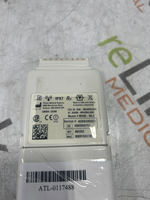 Philips Philips MX40 WLAN S01 865352 Telemetry Transmitter Patient Monitors reLink Medical