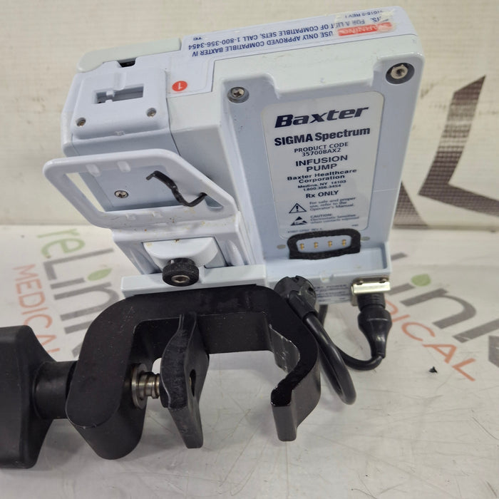 Baxter Baxter Sigma Spectrum 8.01.00 w/o Battery Infusion Pump Infusion Pump reLink Medical