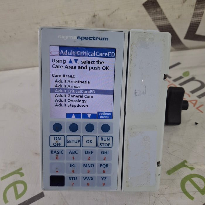 Baxter Baxter Sigma Spectrum 8.01.00 w/o Battery Infusion Pump Infusion Pump reLink Medical