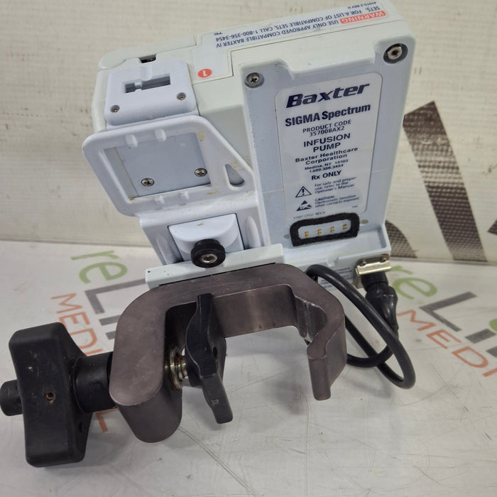 Baxter Baxter Sigma Spectrum 8.01.00 w/o Battery Infusion Pump Infusion Pump reLink Medical