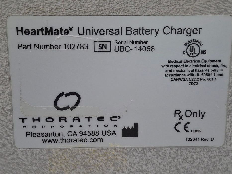 Thoratec Heart Mate Universal Battery Charger
