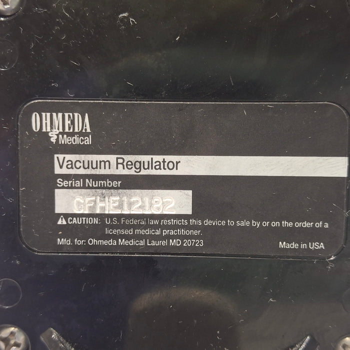 Ohmeda Medical Ohmeda Medical Vacuum Regulator Respiratory reLink Medical
