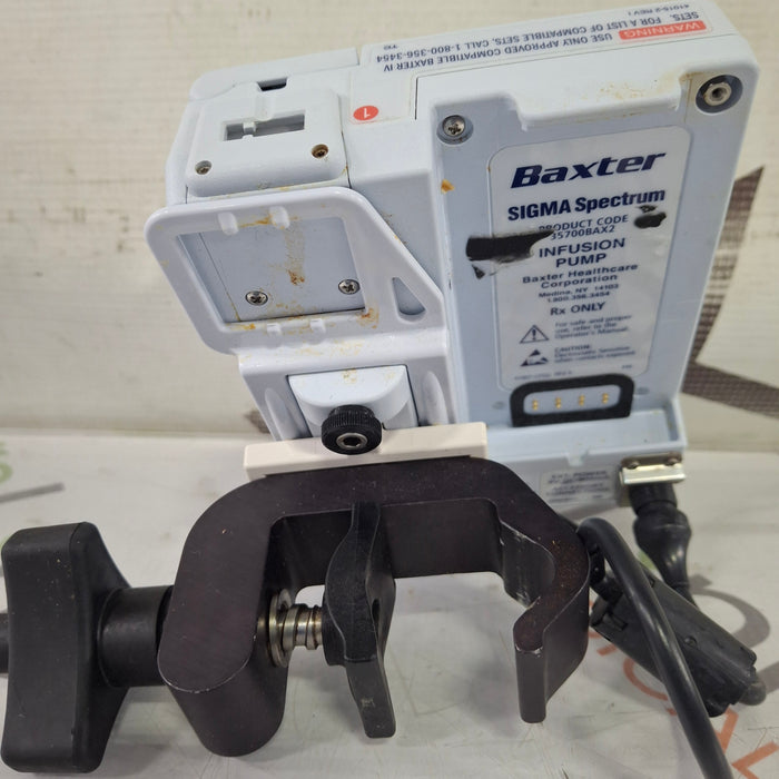 Baxter Sigma Spectrum 8.00.04 w/o Battery Infusion Pump