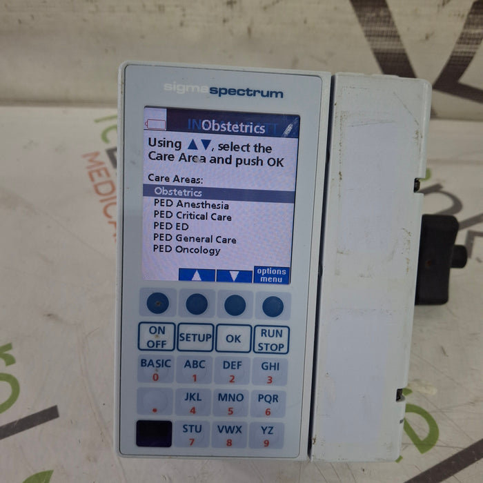 Baxter Sigma Spectrum 8.00.04 w/o Battery Infusion Pump