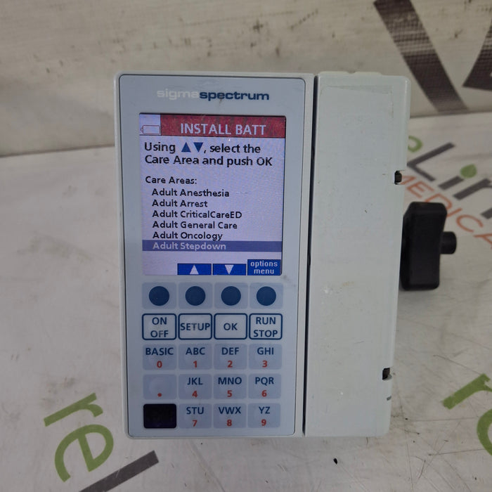 Baxter Sigma Spectrum 8.00.03 w/o Battery Infusion Pump