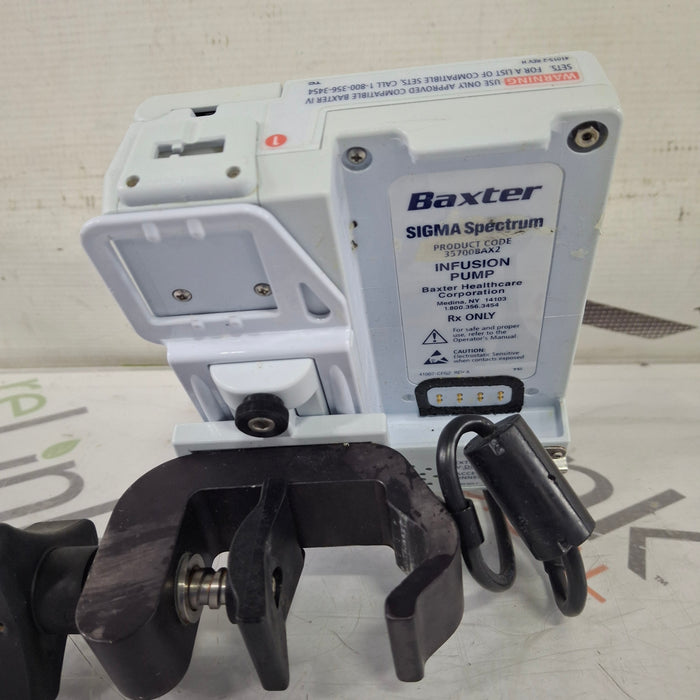 Baxter Sigma Spectrum 8.00.03 w/o Battery Infusion Pump