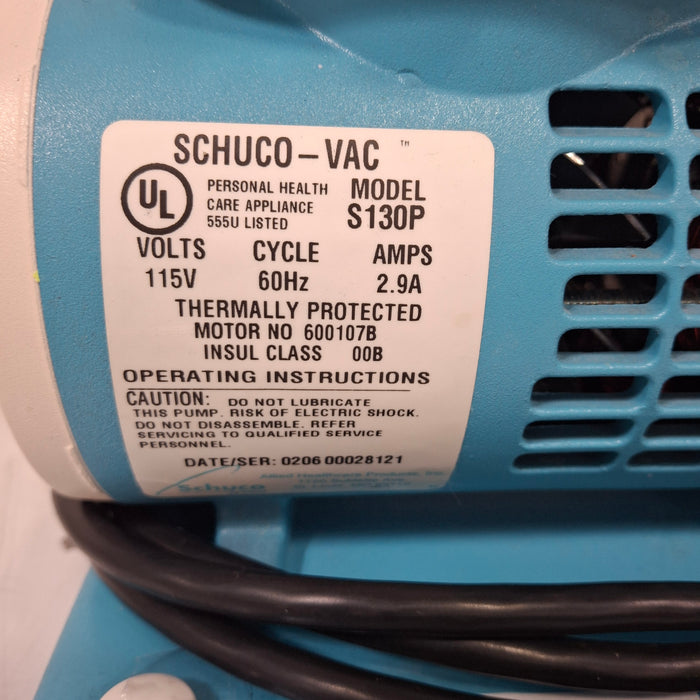Schuco Schuco S130P Aspirator Suction Pump Surgical Equipment reLink Medical