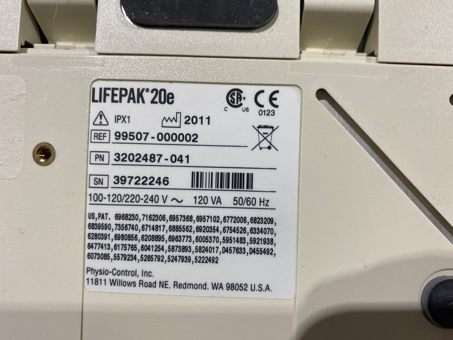 Physio-Control LifePak 20e Defibrillator