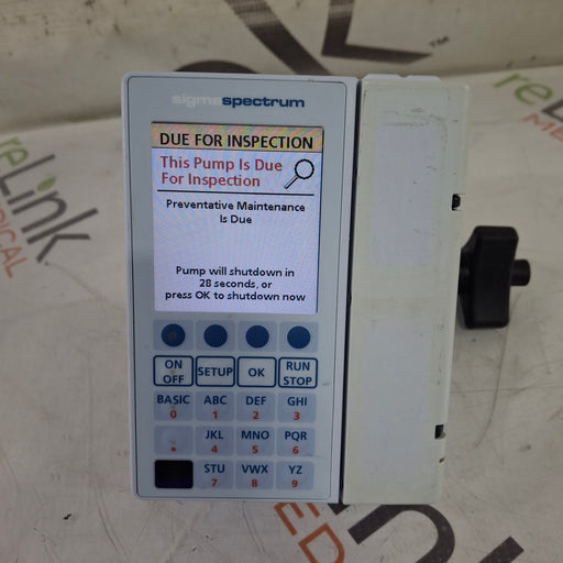 Baxter Baxter Sigma Spectrum 8.01.00 w/o Battery Infusion Pump Infusion Pump reLink Medical