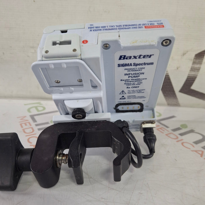 Baxter Baxter Sigma Spectrum 8.01.00 w/o Battery Infusion Pump Infusion Pump reLink Medical