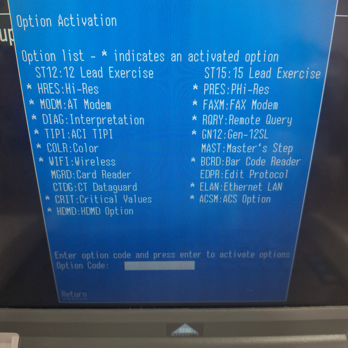 GE Healthcare GE Healthcare MAC 5500 HD ECG with CAM Module Cardiology reLink Medical