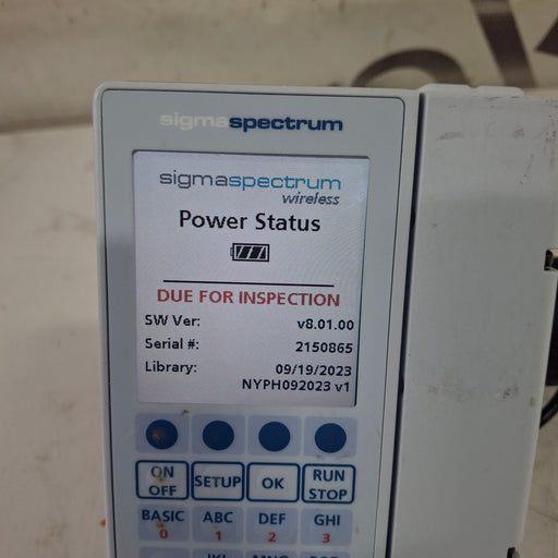 Baxter Baxter Sigma Spectrum 8.01.00 w/o Battery Infusion Pump Infusion Pump reLink Medical