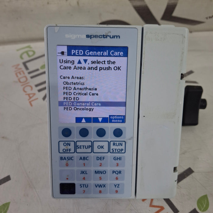 Baxter Sigma Spectrum 8.00.04 w/o Battery Infusion Pump
