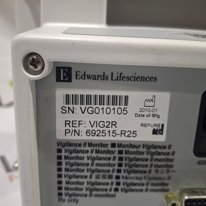 Edwards Lifesciences Vigilance II Patient Monitor
