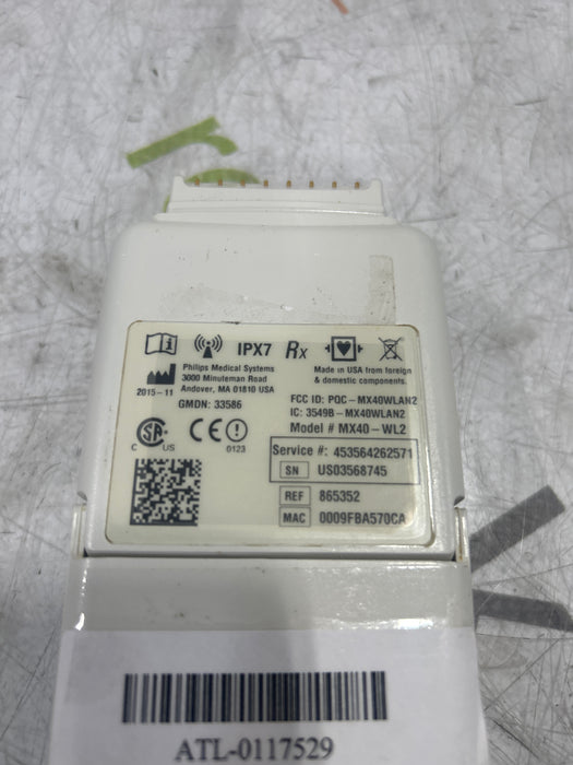 Philips Philips MX40 WLAN S01 865352 Telemetry Transmitter Patient Monitors reLink Medical