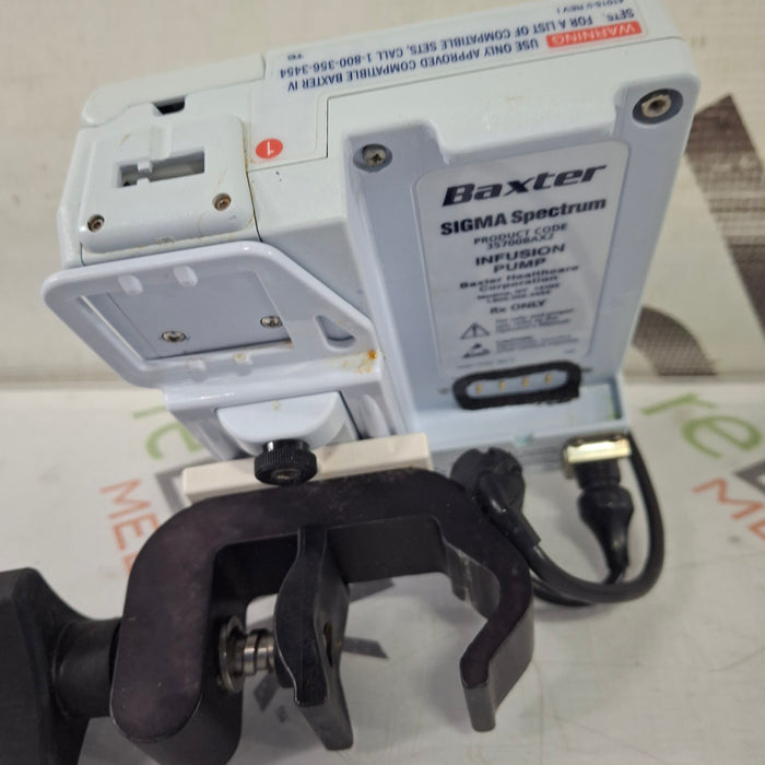 Baxter Sigma Spectrum 8.00.04 w/o Battery Infusion Pump