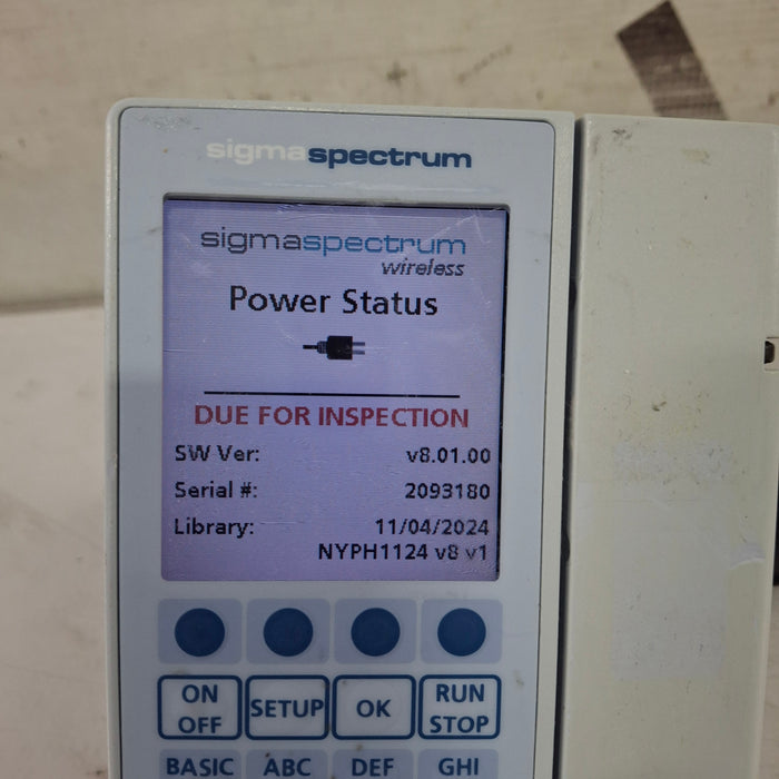 Baxter Baxter Sigma Spectrum 8.01.00 w/o Battery Infusion Pump Infusion Pump reLink Medical
