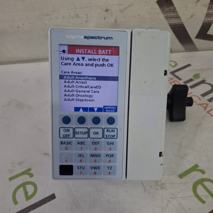 Baxter Baxter Sigma Spectrum 8.01.00 w/o Battery Infusion Pump Infusion Pump reLink Medical
