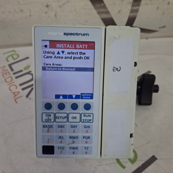 Baxter Sigma Spectrum 8.00.03 w/o Battery Infusion Pump