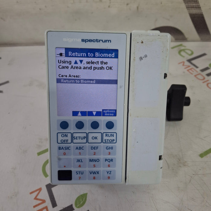 Baxter Sigma Spectrum 8.00.03 w/o Battery Infusion Pump