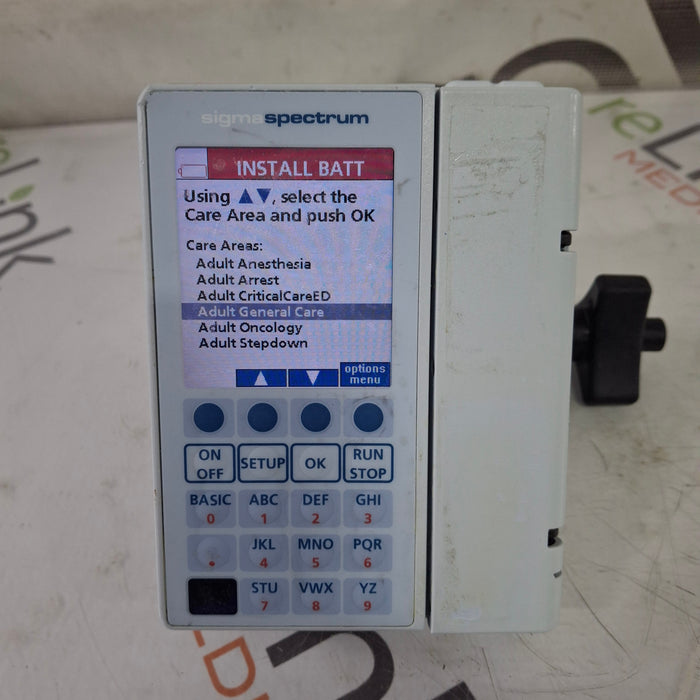 Baxter Sigma Spectrum 8.00.03 w/o Battery Infusion Pump