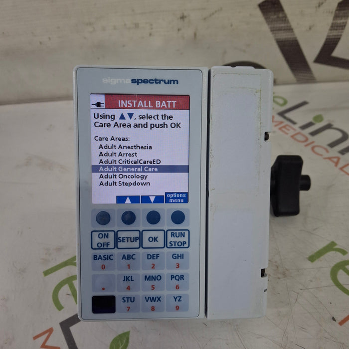 Baxter Baxter Sigma Spectrum 8.01.00 w/o Battery Infusion Pump Infusion Pump reLink Medical