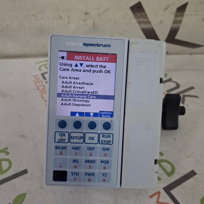 Baxter Baxter Sigma Spectrum 8.01.00 w/o Battery Infusion Pump Infusion Pump reLink Medical