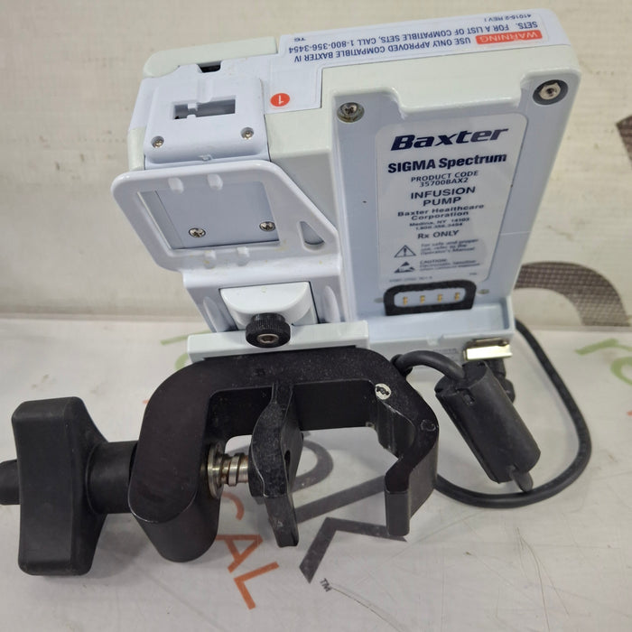 Baxter Baxter Sigma Spectrum 8.01.00 w/o Battery Infusion Pump Infusion Pump reLink Medical