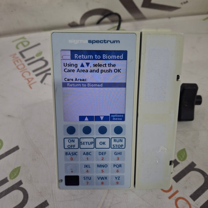 Baxter Sigma Spectrum 8.00.03 w/o Battery Infusion Pump