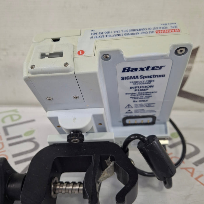 Baxter Sigma Spectrum 8.00.03 w/o Battery Infusion Pump