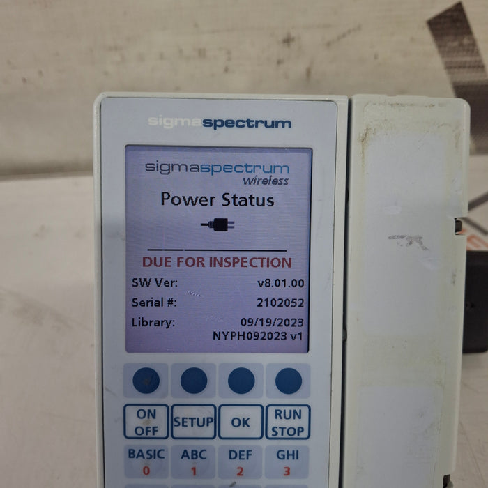 Baxter Baxter Sigma Spectrum 8.01.00 w/o Battery Infusion Pump Infusion Pump reLink Medical