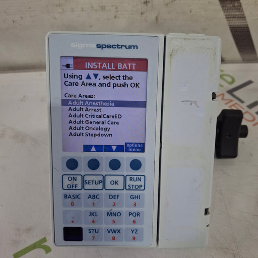 Baxter Baxter Sigma Spectrum 8.01.00 w/o Battery Infusion Pump Infusion Pump reLink Medical