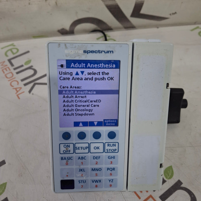 Baxter Sigma Spectrum 8.00.03 w/o Battery Infusion Pump