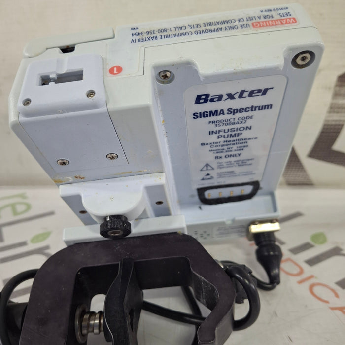 Baxter Sigma Spectrum 8.00.03 w/o Battery Infusion Pump